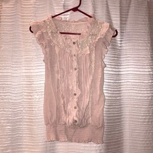 🍭 Blush colored dressy top